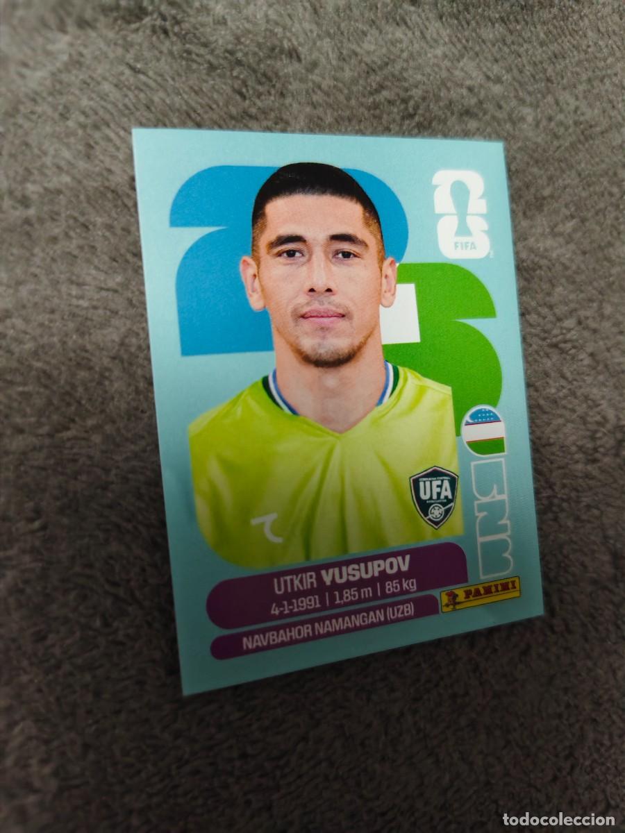 Fu&szlig;ball-Sticker: UZB 2 UZB2 MUNDIAL 2026 PANINI UTKIR YUSUPOV UZBEKISTAN 26 WORLD CUP STICKER PANINI FIFA AAZ
