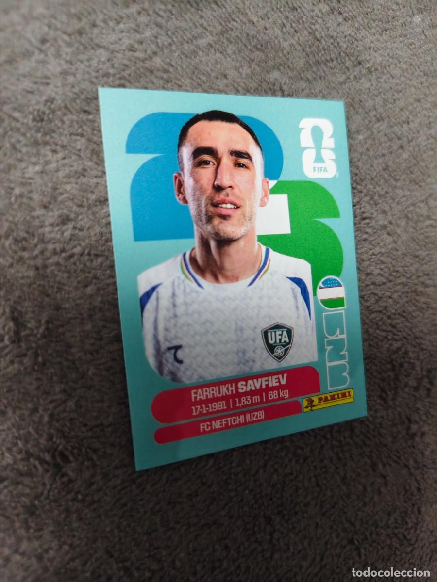 Fu&szlig;ball-Sticker: UZB 3 UZB3 MUNDIAL 2026 PANINI FARRUKH SAVFIEV UZBEKISTAN 26 WORLD CUP STICKER PANINI FIFA AAZ