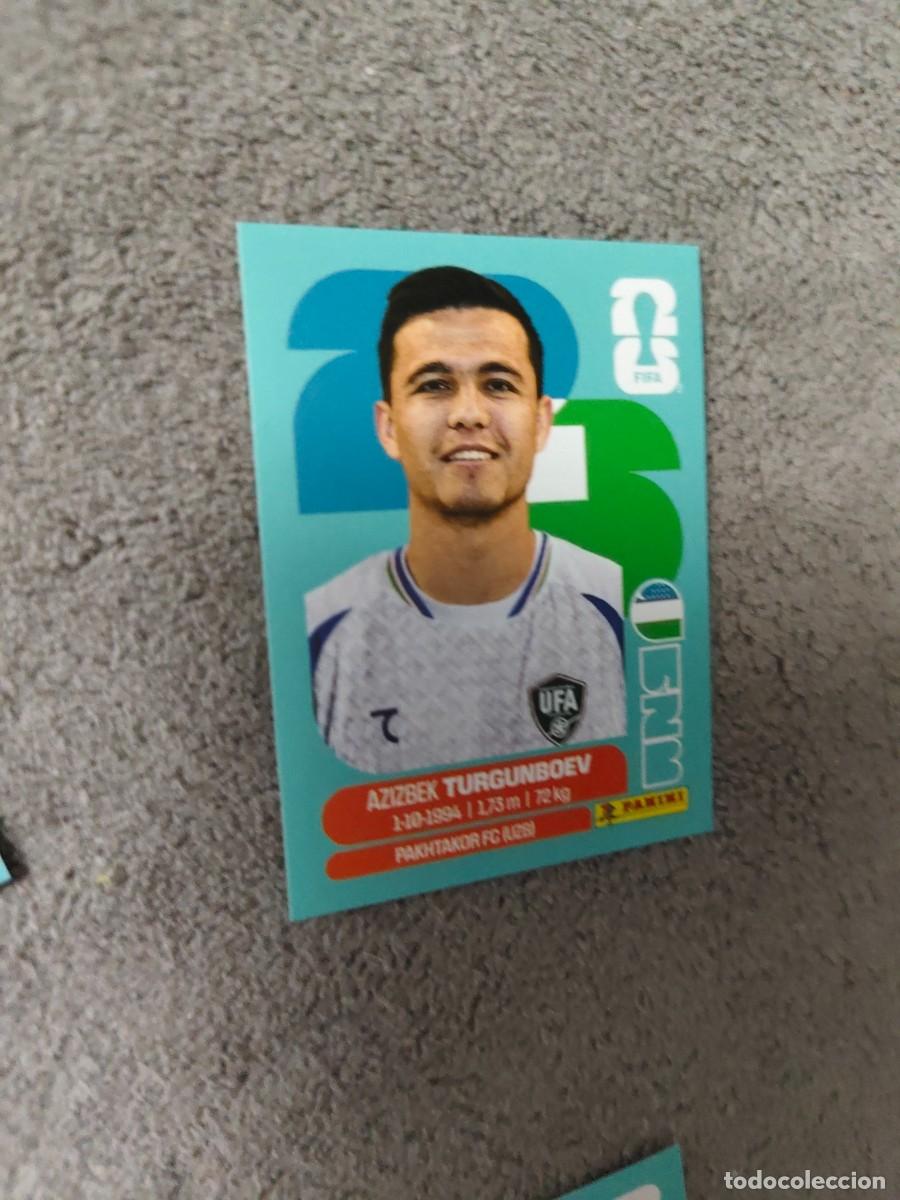 Fu&szlig;ball-Sticker: UZB UZB14 14 MUNDIAL 2026 PANINI AZIZBEK TURGUNBOEV UZBEKISTAN 26 WORLD CUP STICKER PANINI FIFA AAZ