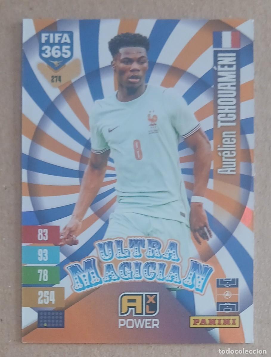 Cartes &agrave; collectionner de Football: CROMO n&ordm; 274 TCHOUAM&Eacute;NI ULTRA MAGICIAN ADRENALYN XL FIFA 365 2026-2027. Nuevo de sobre.