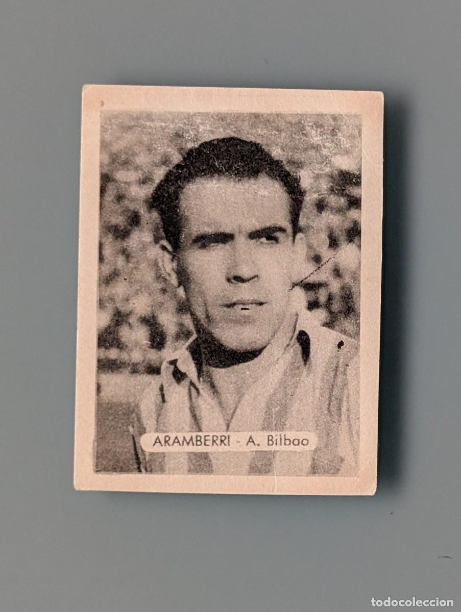 Fu&szlig;ball-Sticker: RAR CROMO RARE CARD ARAMBERRI ATHLETIC ATLETICO BILBAO RUIZ ROMERO 1949 1949/50 1950/51 1950 VIZCAYA
