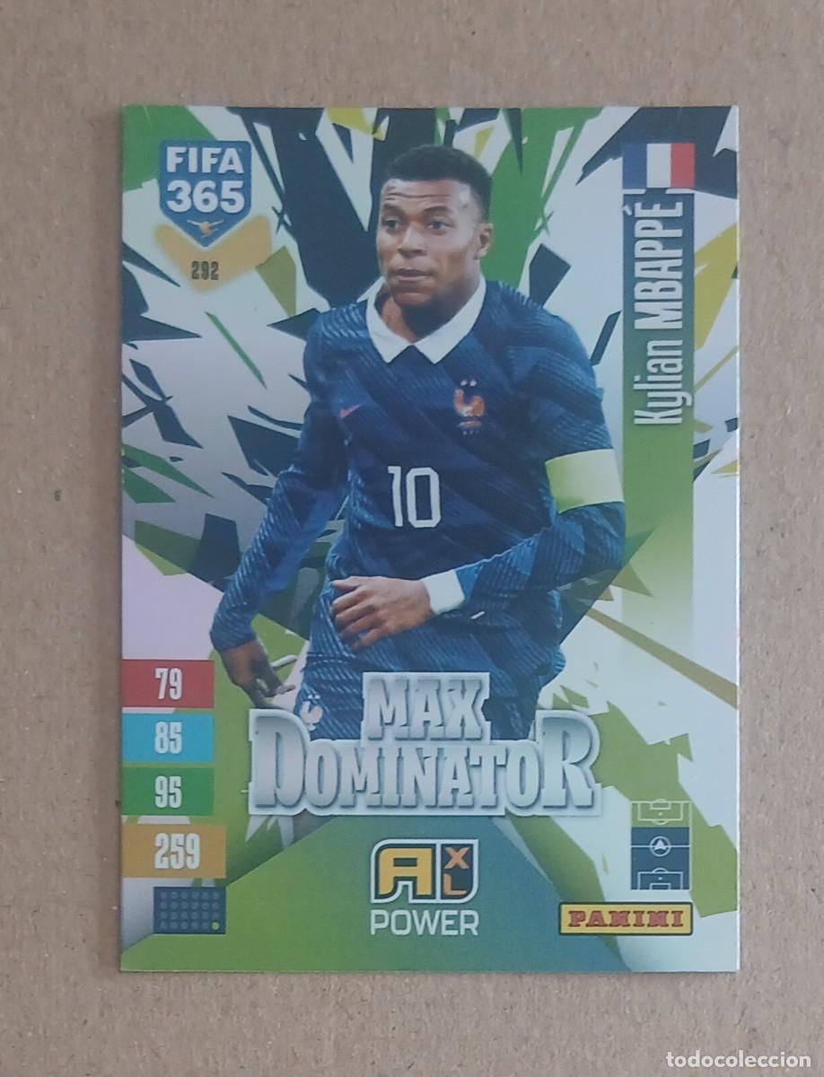 Fu&szlig;ball-Sticker: CROMO n&ordm; 292 MBAPP&Eacute; FRANCIA MAX DOMINATOR ADRENALYN XL FIFA 365 2026-2027. Nuevo de sobre.