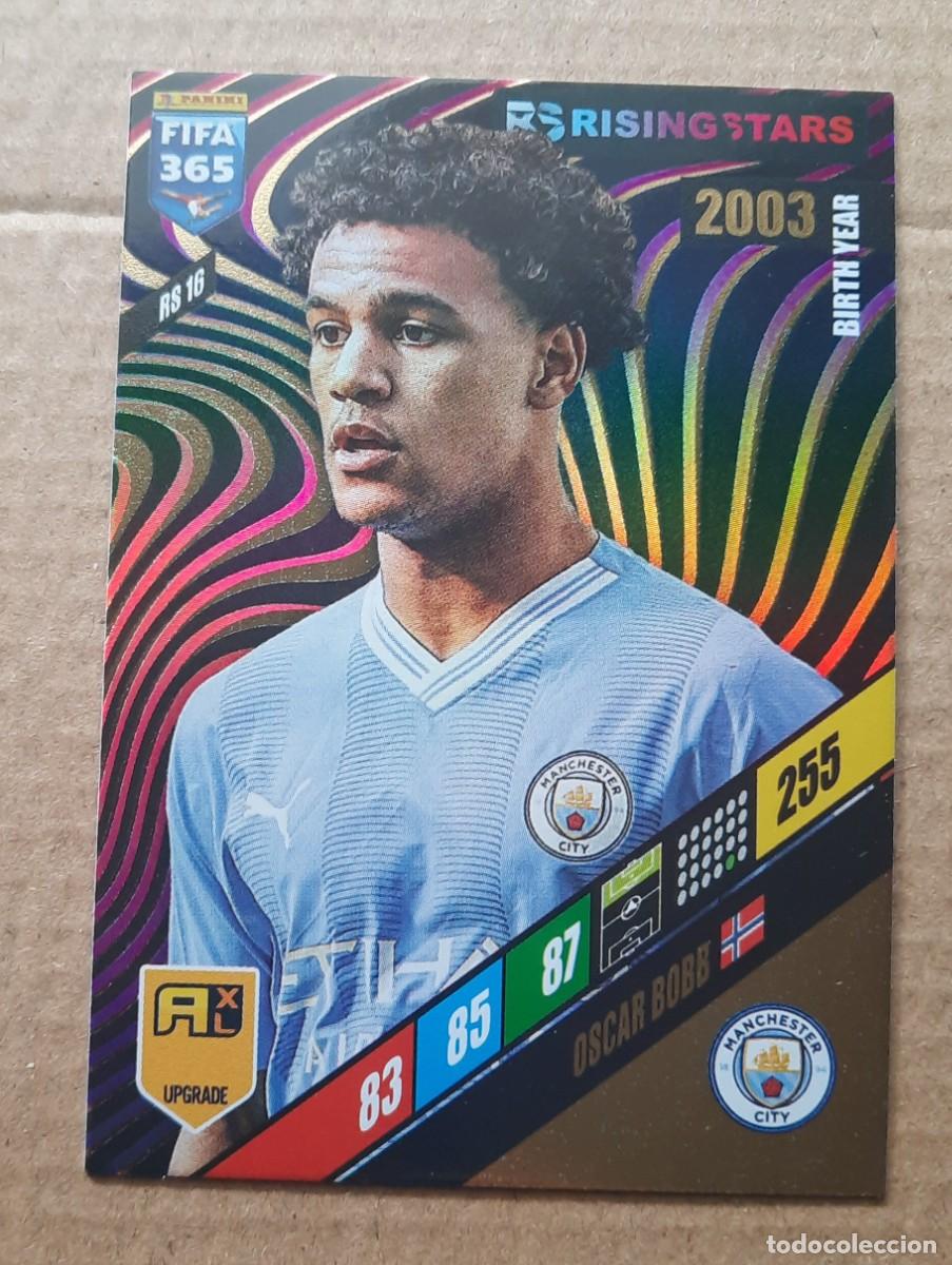 Football Stickers: Rising Star Oscar Robb #RS16 Manchester City 2024