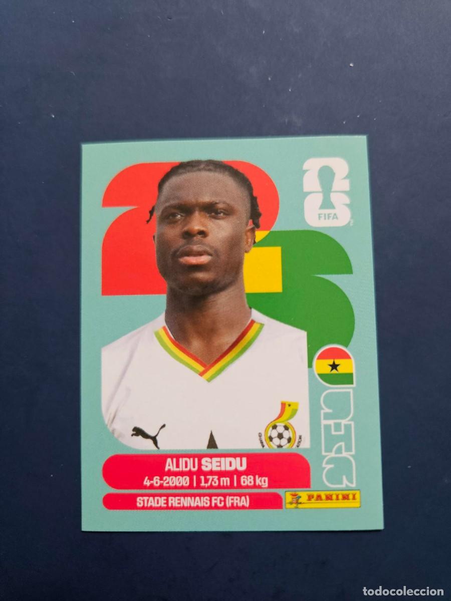 Fu&szlig;ball-Sticker: GHA 5 ALIDU SEIDU GHANA FIFA WORLD CUP MUNDIAL 26 2026 SIN PEGAR NUNCA PEGADO