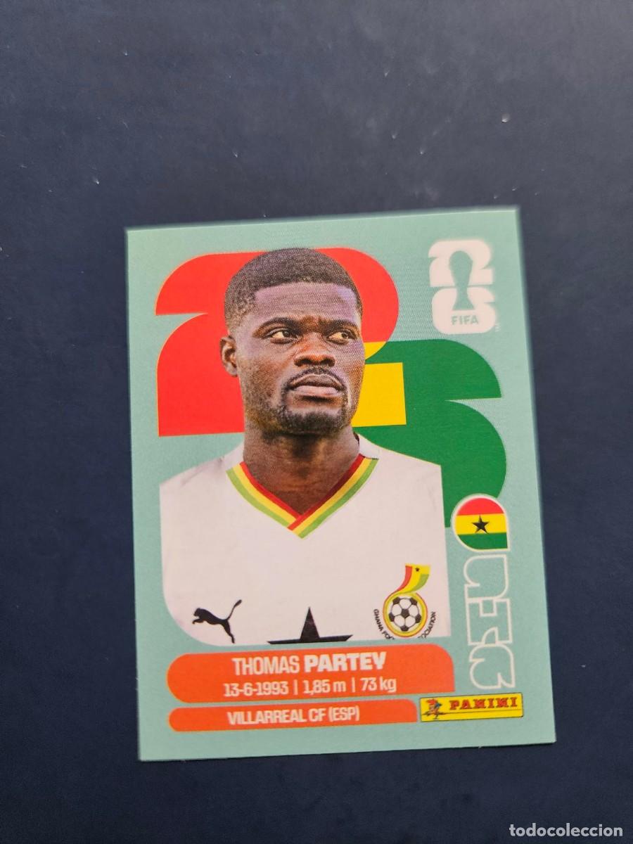 Fu&szlig;ball-Sticker: GHA 10 THOMAS PARTEY GHANA FIFA WORLD CUP MUNDIAL 26 2026 SIN PEGAR NUNCA PEGADO