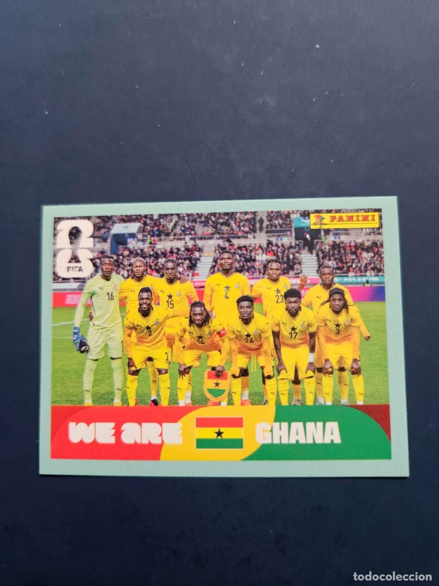 Fu&szlig;ball-Sticker: GHA 13 ALINEACION GHANA FIFA WORLD CUP MUNDIAL 26 2026 SIN PEGAR NUNCA PEGADO