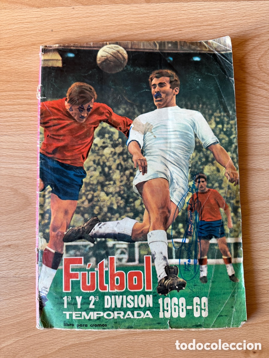 Fu&szlig;ball-Sticker: Futbol liga 1 y 2 division 1968 1969 68 69 fher album de cromos incompleto