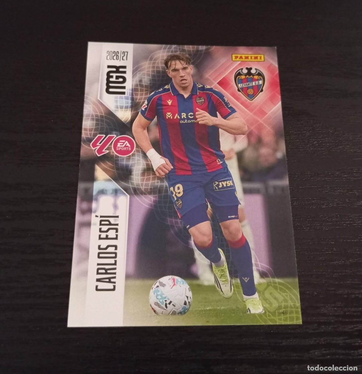 Fu&szlig;ball-Sticker: -MEGACRACKS 26-27 : 215 CARLOS ESPI ( LEVANTE ) -- BAJA --