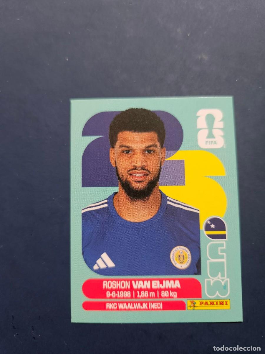 Cromos de Futebol: CUW 7 ROSHON VAN EIJMA CURA&Ccedil;AO FIFA WORLD CUP MUNDIAL 26 2026 SIN PEGAR NUNCA PEGADO