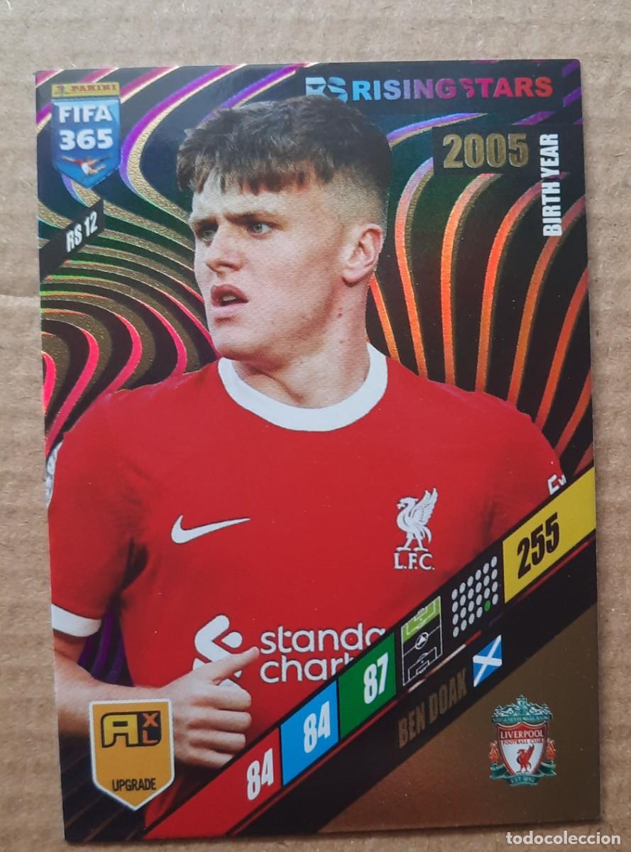 Cromos de f&uacute;tbol: Rising Star Ben Doak #RS12 Liverpool FC 2024