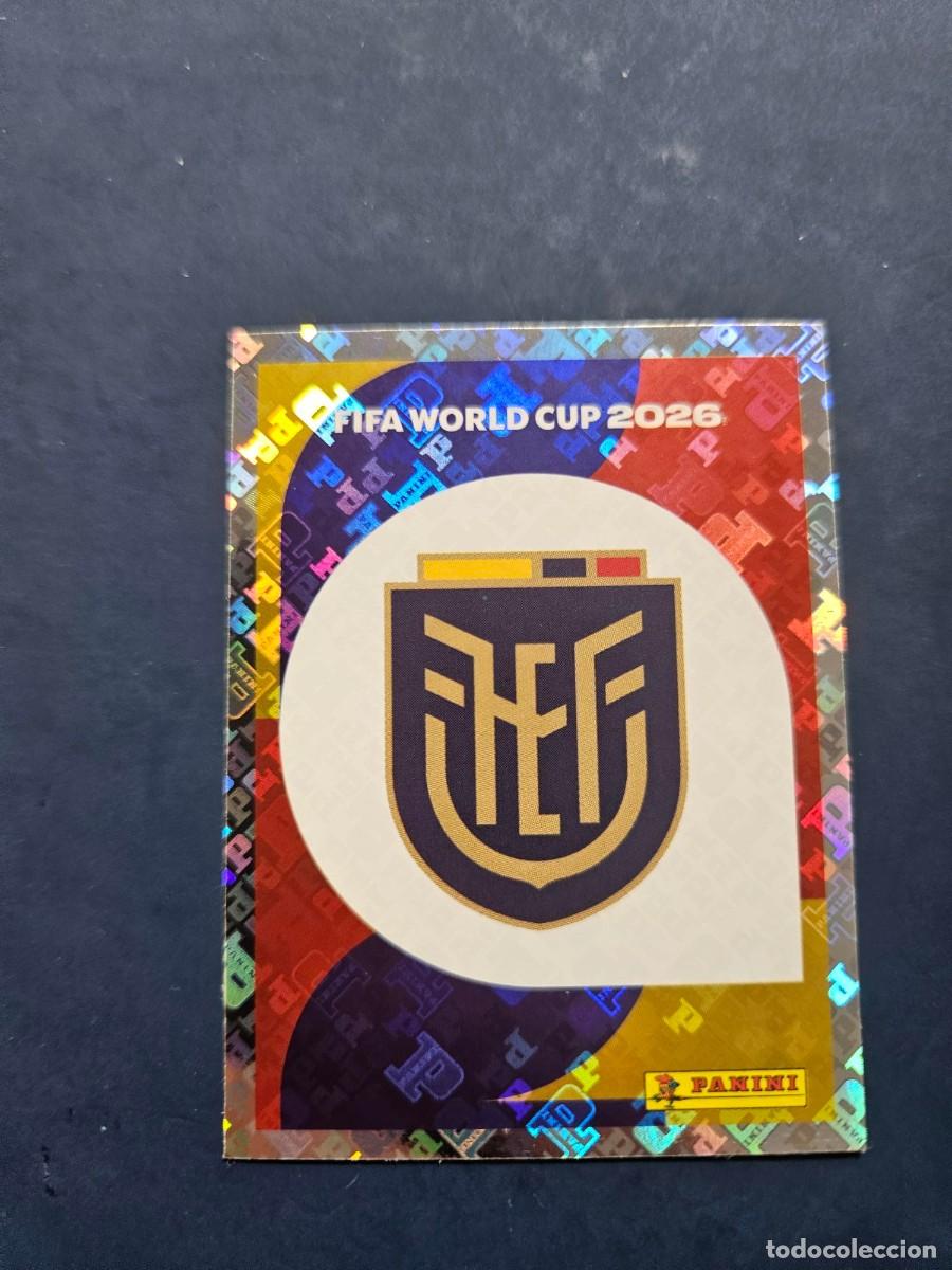 Cromos de Futebol: ECU 1 ESCUDO ECUADOR FIFA WORLD CUP MUNDIAL 26 2026 SIN PEGAR NUNCA PEGADO