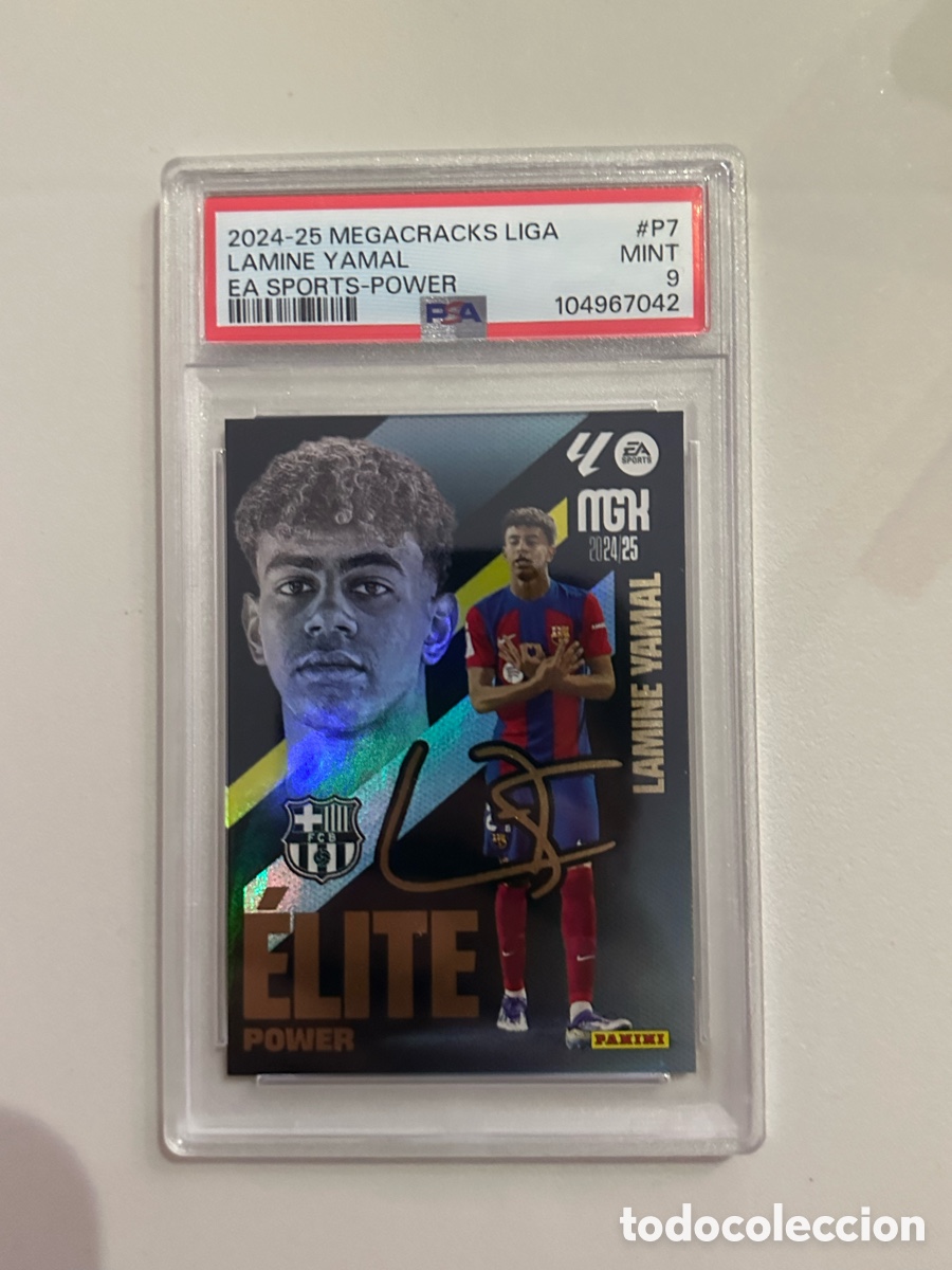 Cromos de Futebol: Lamine Yamal Elite Power 24/25 PSA 9