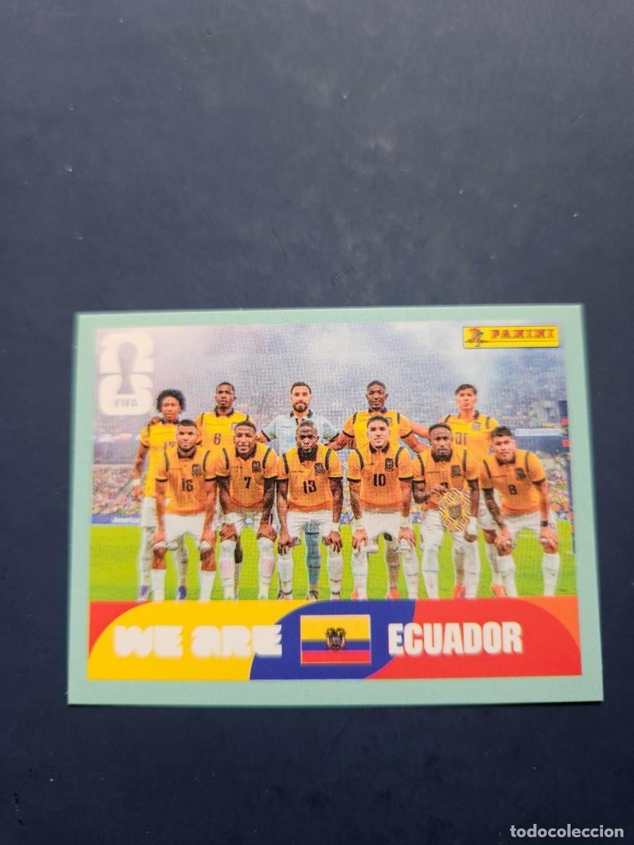 Cromos de Futebol: ECU 13 ALINEACION ECUADOR FIFA WORLD CUP MUNDIAL 26 2026 SIN PEGAR NUNCA PEGADO
