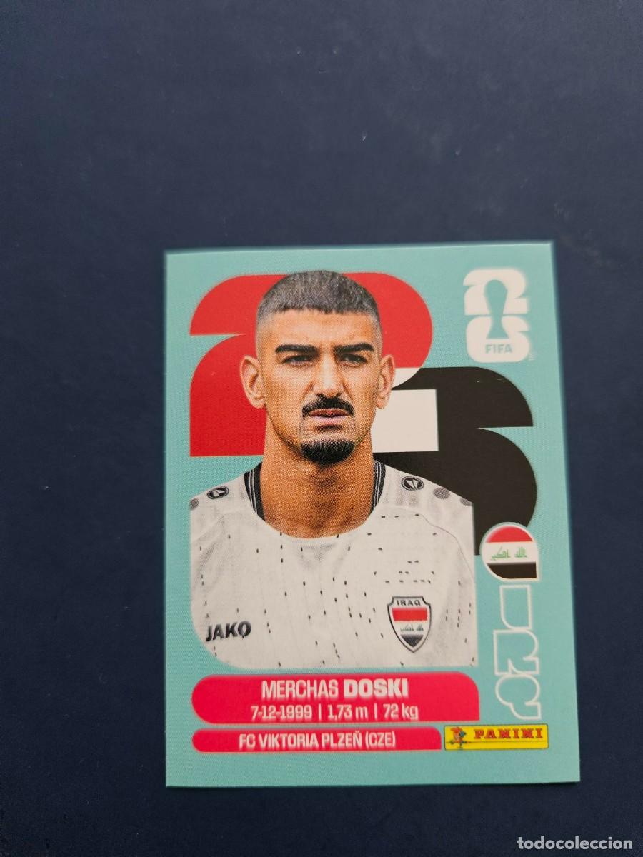 Figurine di Calcio: IRQ 6 MERCHAS DOSKI IRAQ IRAK FIFA WORLD CUP MUNDIAL 26 2026 SIN PEGAR NUNCA PEGADO