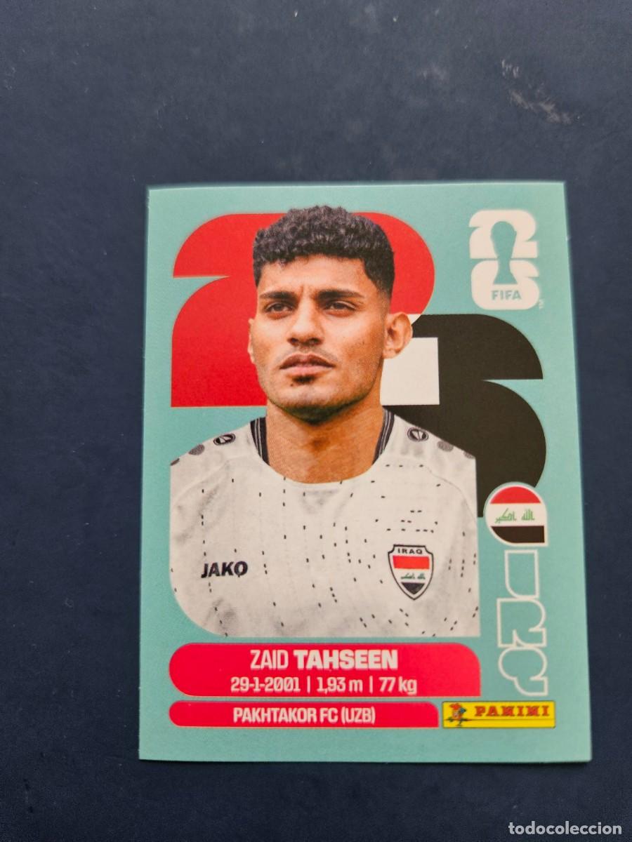 Figurine di Calcio: IRQ 7 ZAID TAHSEEN IRAQ IRAK FIFA WORLD CUP MUNDIAL 26 2026 SIN PEGAR NUNCA PEGADO
