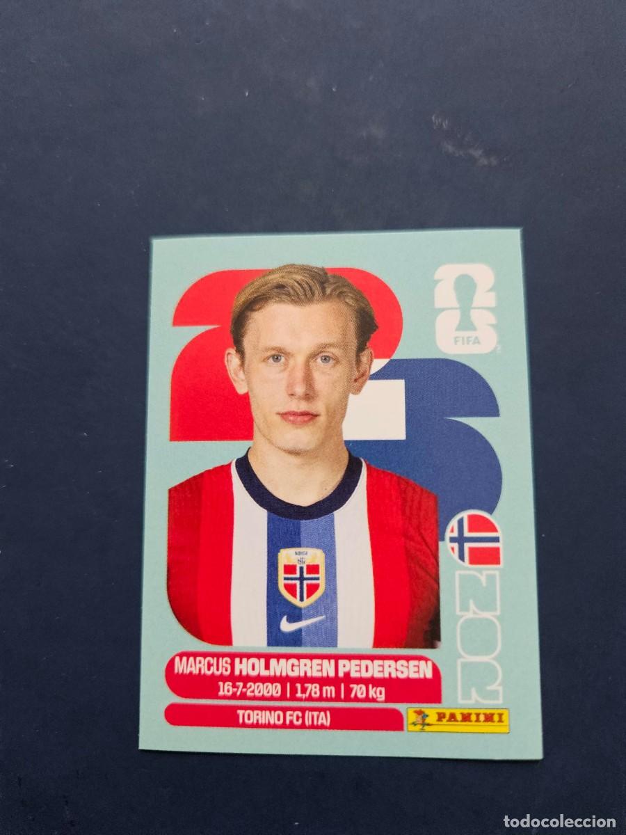 Figurine di Calcio: NOR 6 MARCUS HOLMGREN PEDERSEN NORUEGA FIFA WORLD CUP MUNDIAL 26 2026 SIN PEGAR NUNCA PEGADO