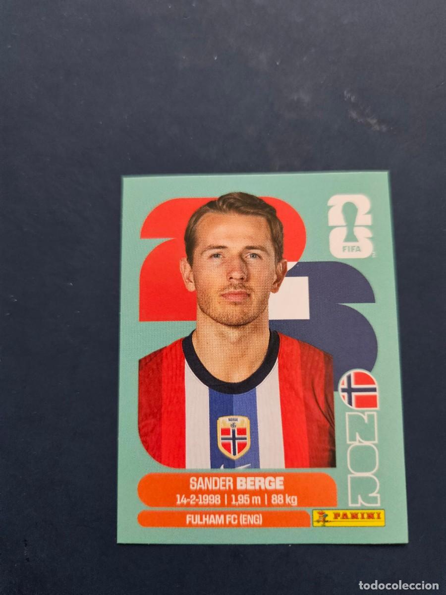 Football Stickers: NOR 11 SANDER BERGE NORUEGA FIFA WORLD CUP MUNDIAL 26 2026 SIN PEGAR NUNCA PEGADO