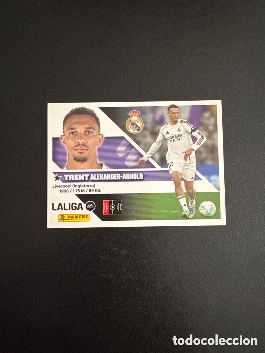 Cromos de f&uacute;tbol: ARNOLD REAL MADRID NUMERO 5 LIGA ESTE 2026 2027