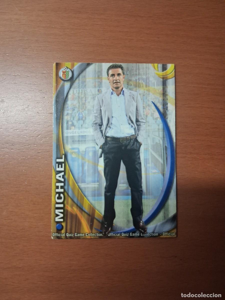Cromos de f&uacute;tbol: Mundicromo Official Quiz Game Collection 2010 2011 Getafe CF 138 Michel Error Michael