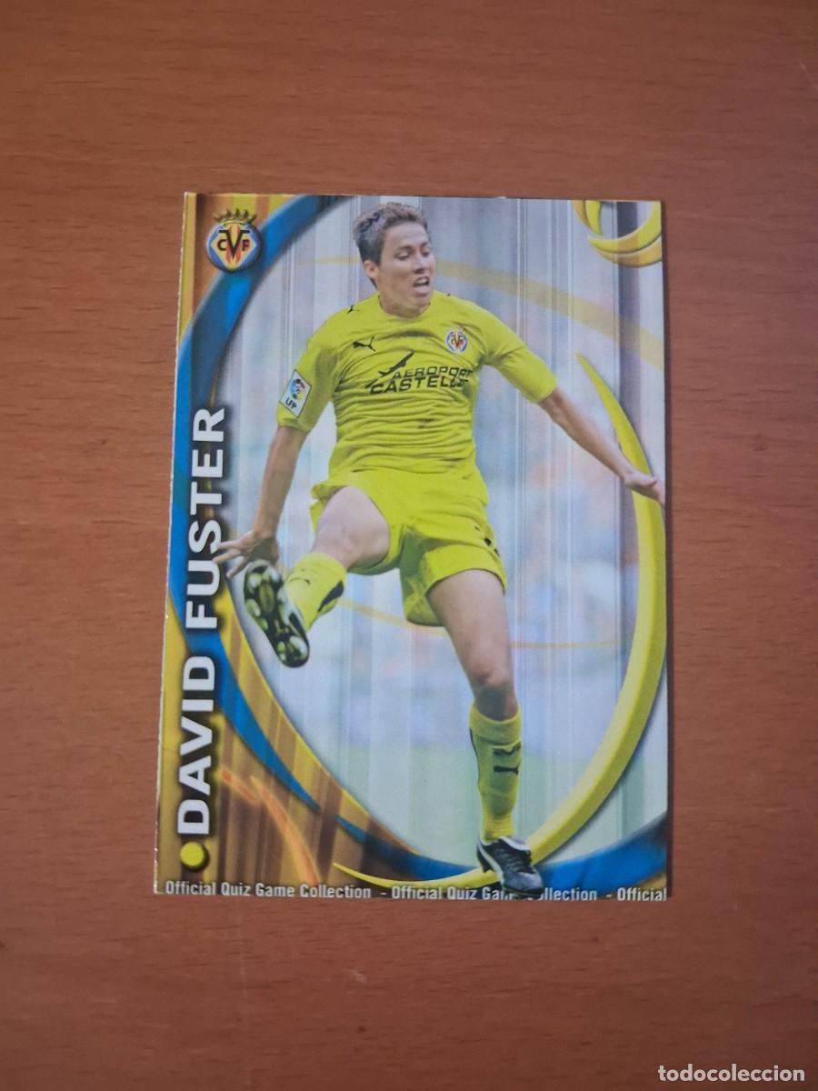 Cromos de f&uacute;tbol: Mundicromo Official Quiz Game Collection 2010 2011 Villarreal CF 176 David Fuster