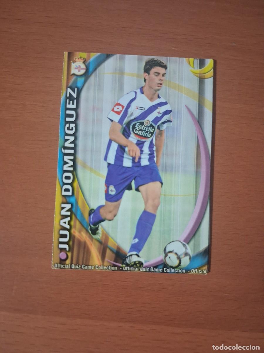 Fu&szlig;ball-Sticker: Mundicromo Official Quiz Game Collection 2010 2011 RC Deportivo 257 Juan Rodriguez Error Dominguez