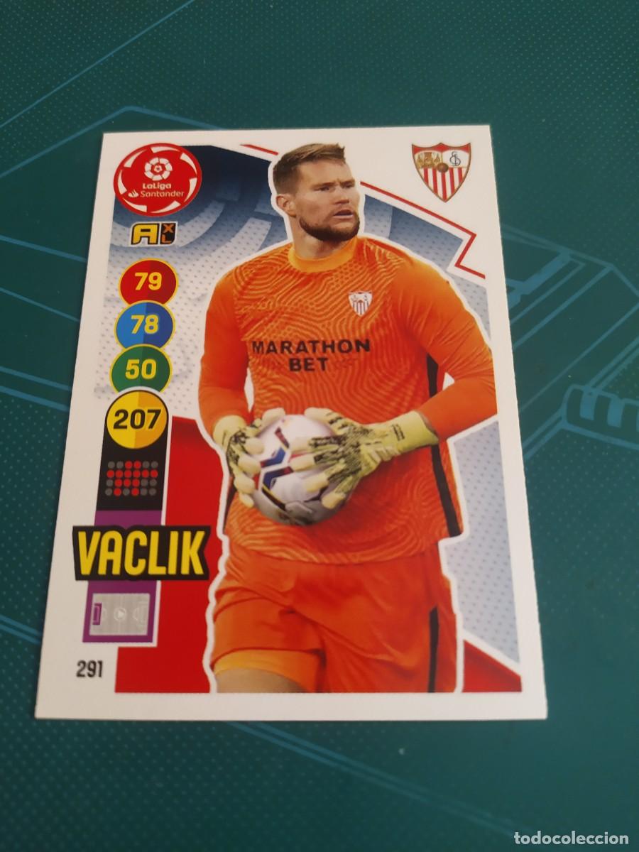 Fu&szlig;ball-Sticker: 1 CROMO FICHA PANINI ADRENALYN 20-21 2020-2021 SEVILLA C.F 291 VACLIK
