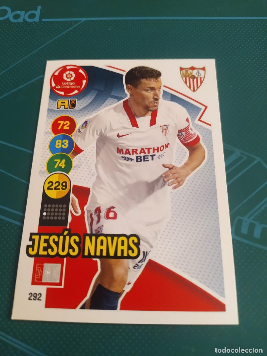 Fu&szlig;ball-Sticker: 1 CROMO FICHA PANINI ADRENALYN 20-21 2020-2021 SEVILLA C.F 292 JESUS NAVAS