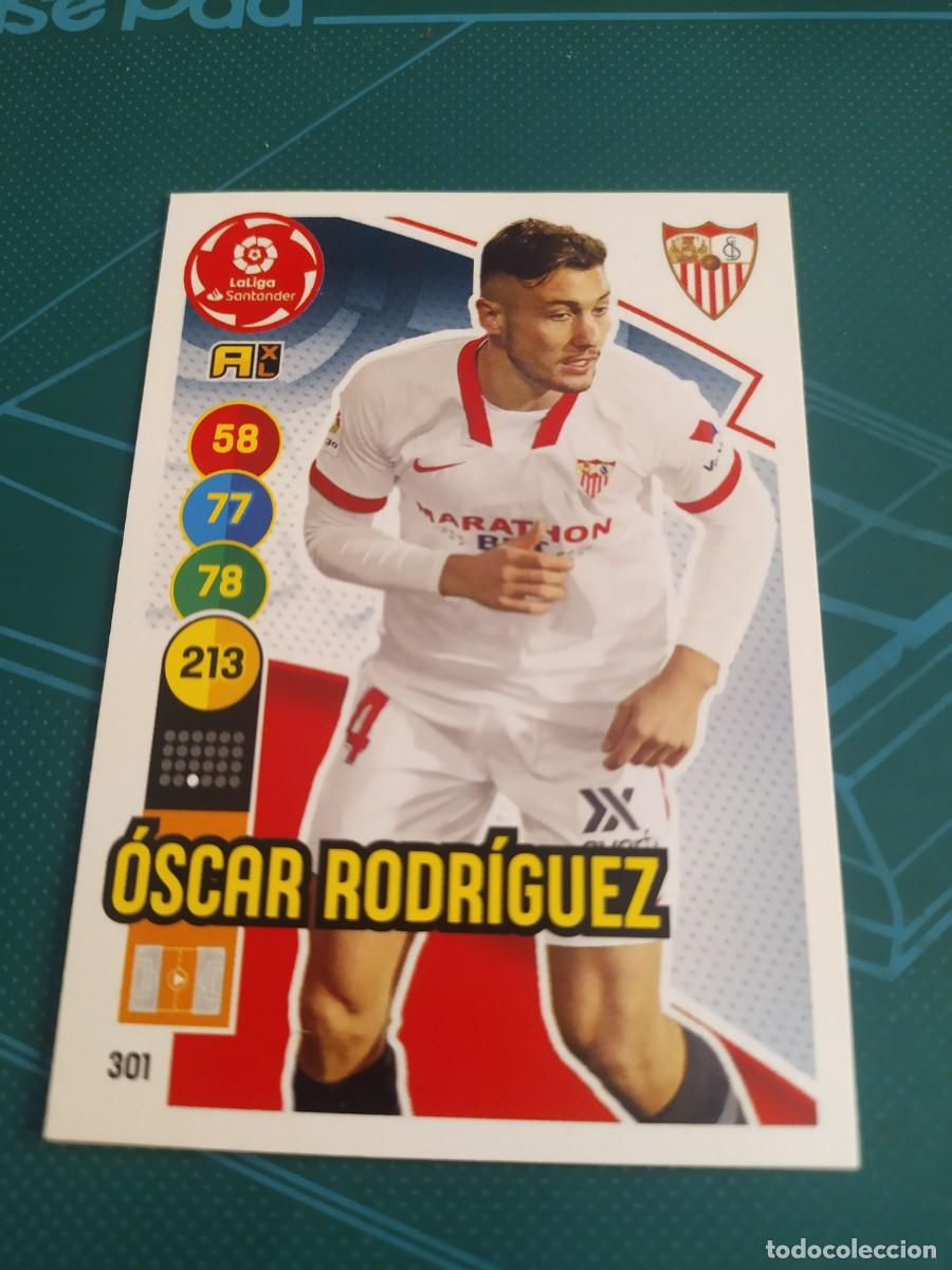Fu&szlig;ball-Sticker: 1 CROMO FICHA PANINI ADRENALYN 20-21 2020-2021 SEVILLA C.F 301 OSCAR RODR&Iacute;GUEZ