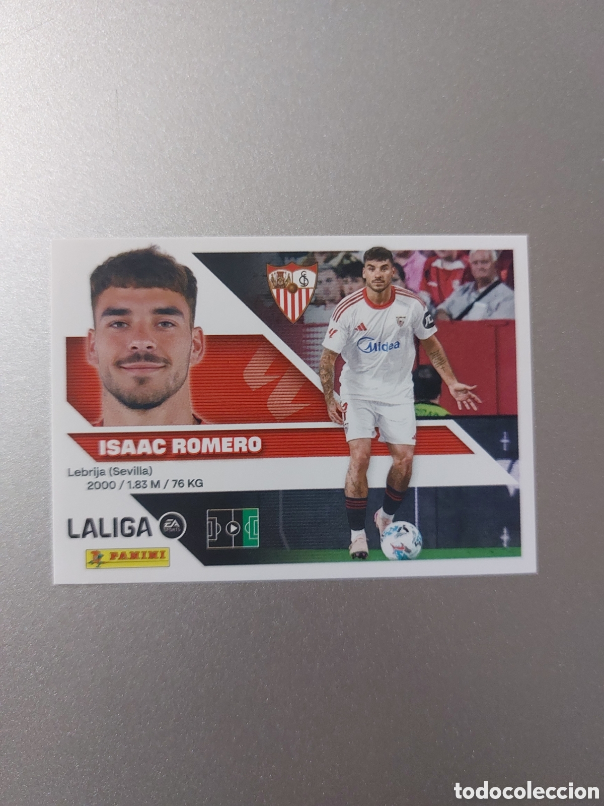 Fu&szlig;ball-Sticker: 20 ISAAC ROMERO SEVILLA PANINI LIGA ESTE 26 27 2026 2027