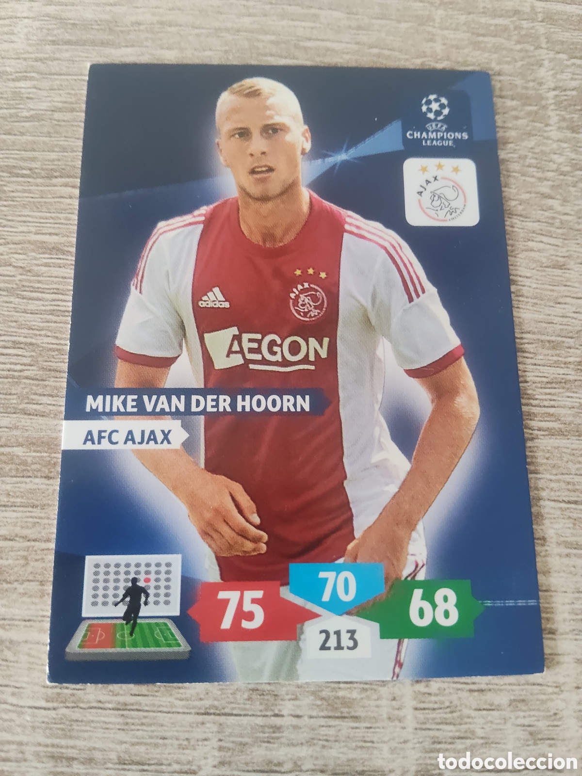 Fu&szlig;ball-Sticker: Panini Adrenalyn champions league 2013 2014 13 14 Mike Van Der Hoorn Ajax