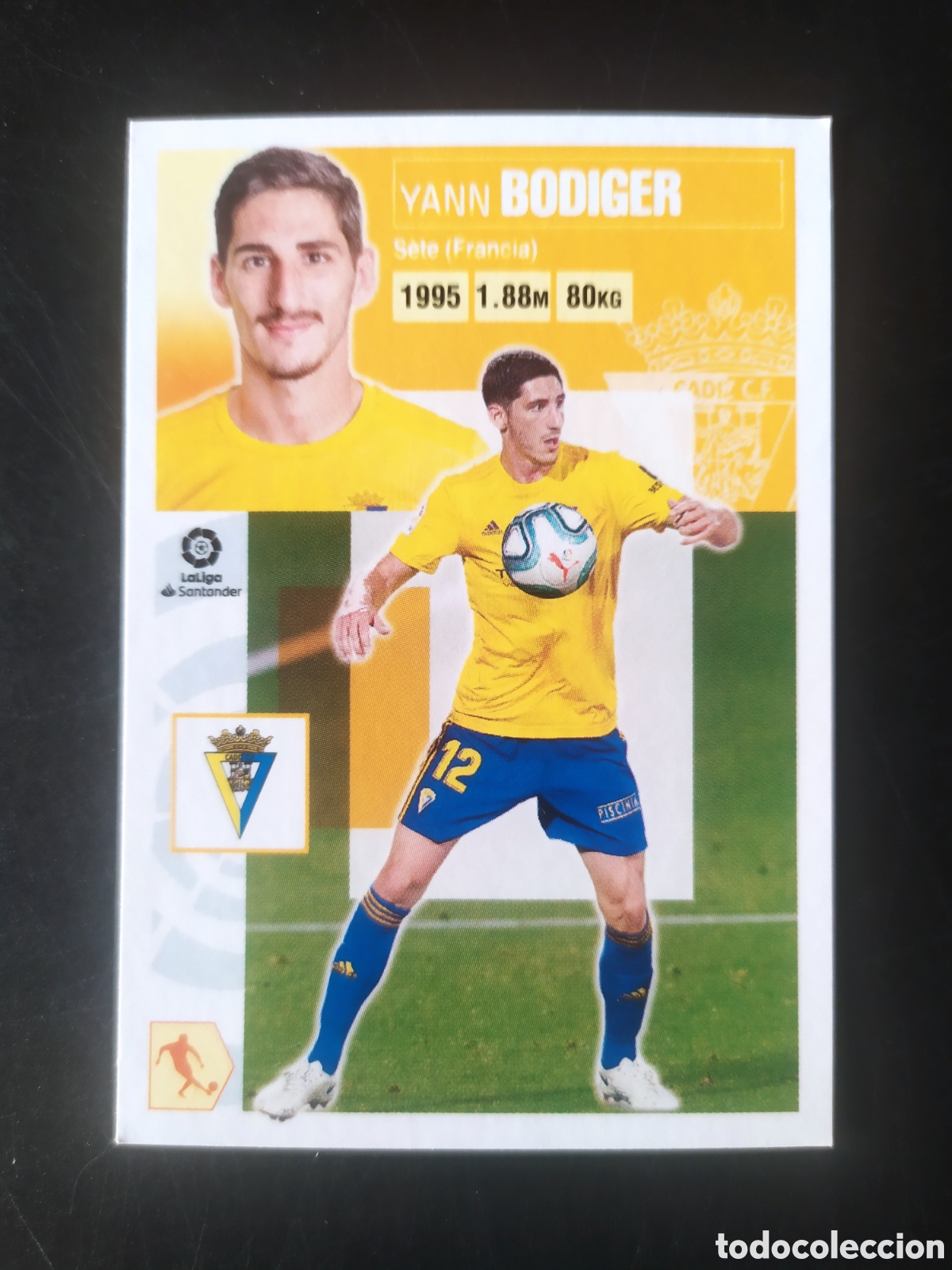 Fu&szlig;ball-Sticker: Liga este 2020 2021 20 21 panini Bodiger n&deg; 10 B Cadiz