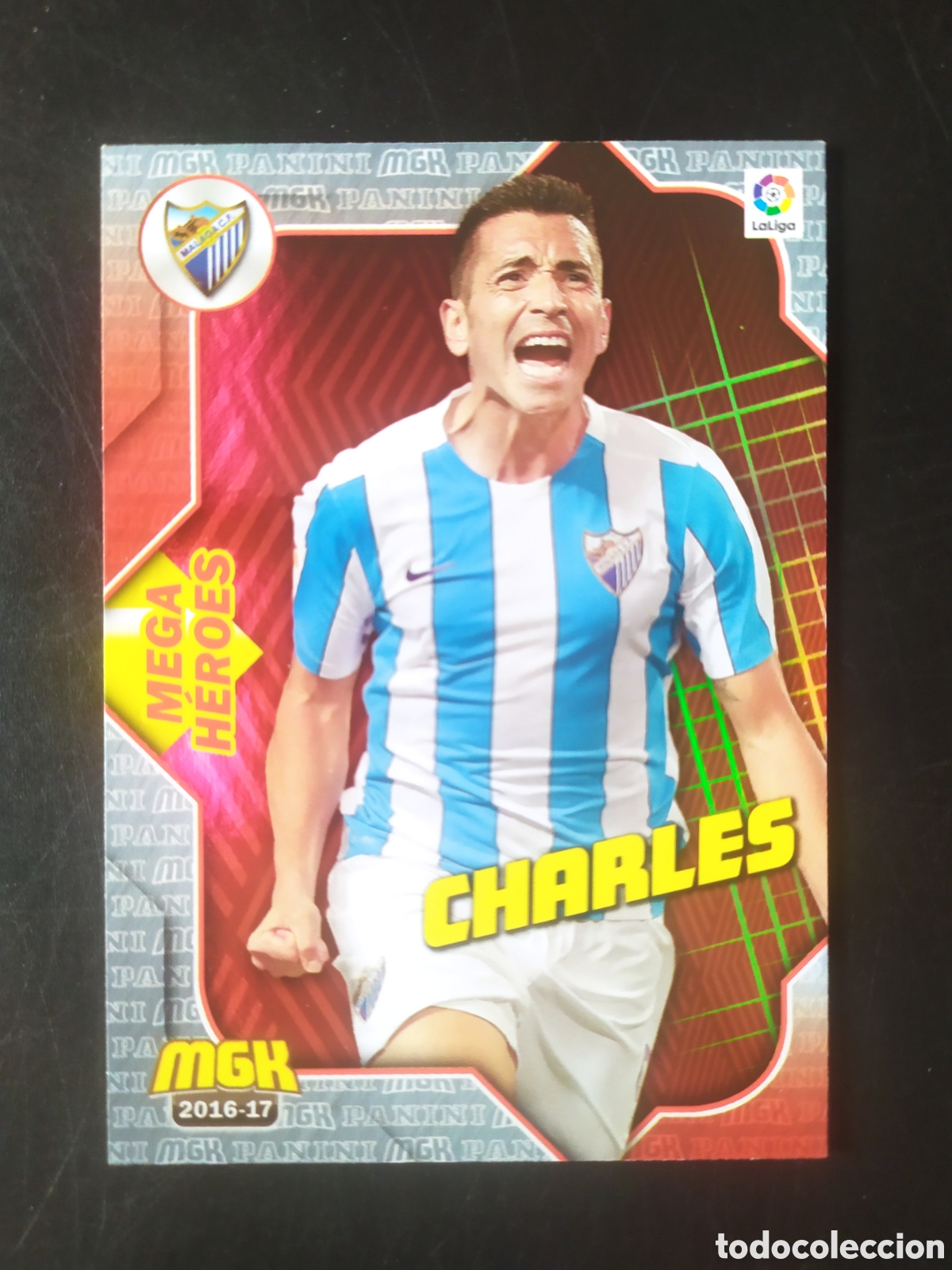 Fu&szlig;ball-Sticker: Megacracks 2016 2017 16 17 panini Charles heroes n&deg; 377 Malaga