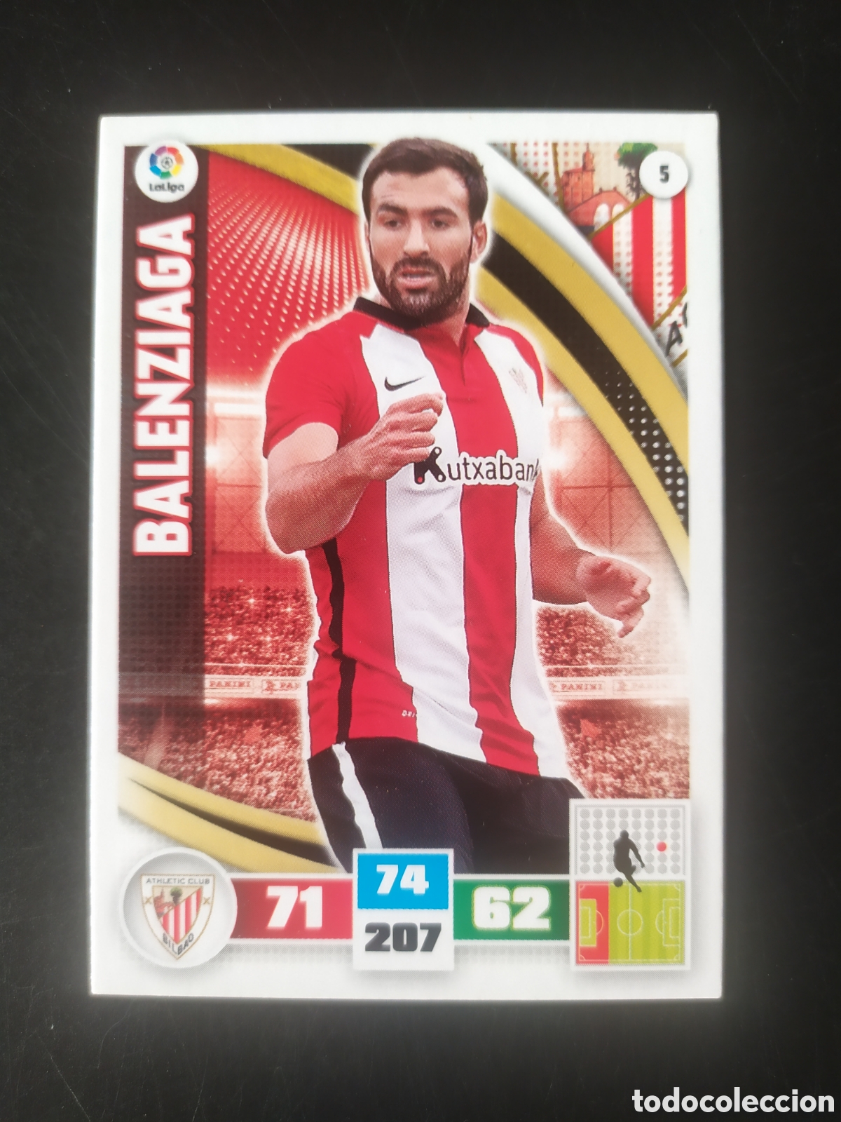 Fu&szlig;ball-Sticker: Adrenalyn 2015 2016 15 16 panini Balenziaga n&deg; 5 Athletic Bilbao