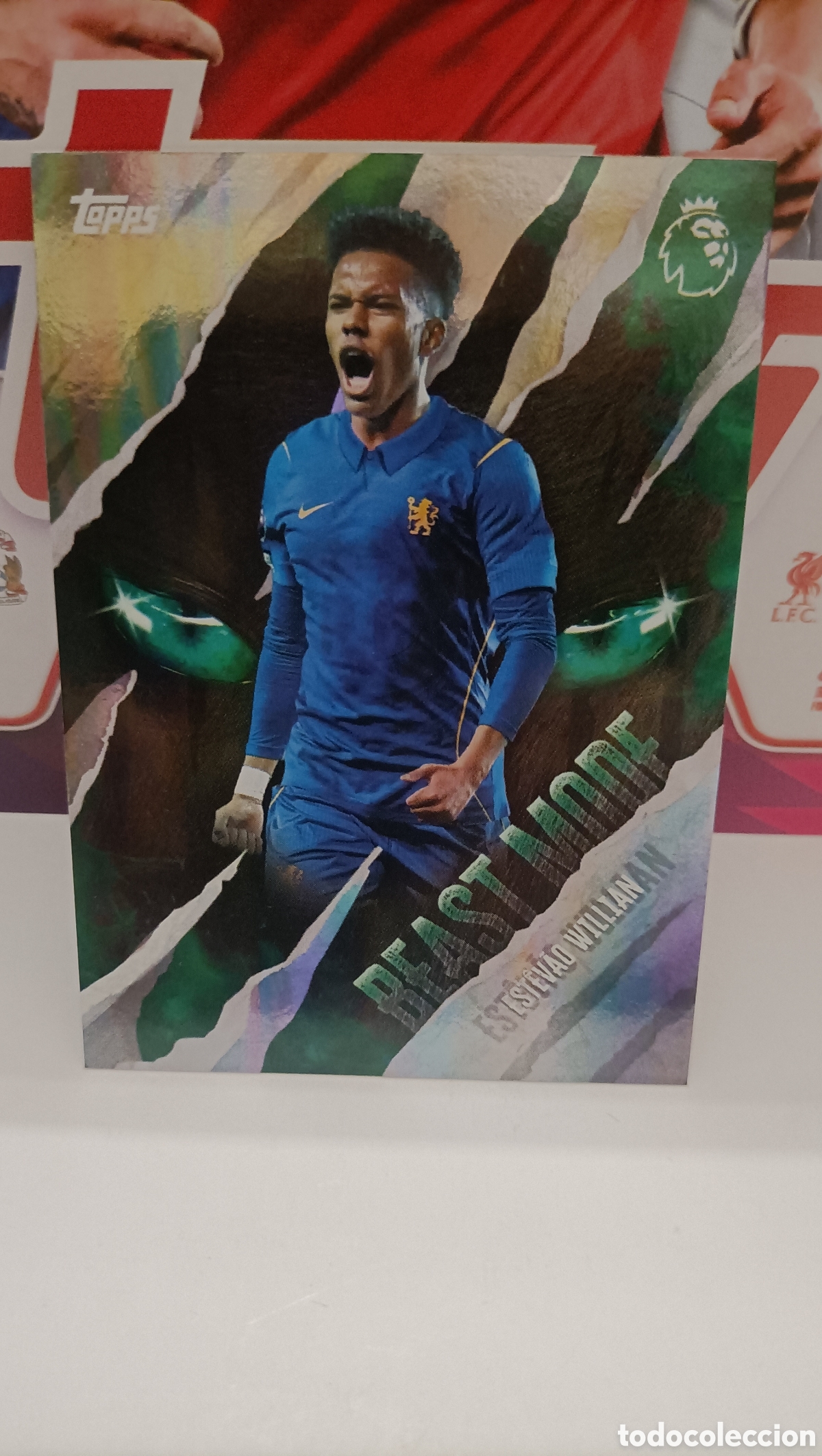 Football Stickers: Willian (Chelsea) Beast Mode Topps Premier League 26/27