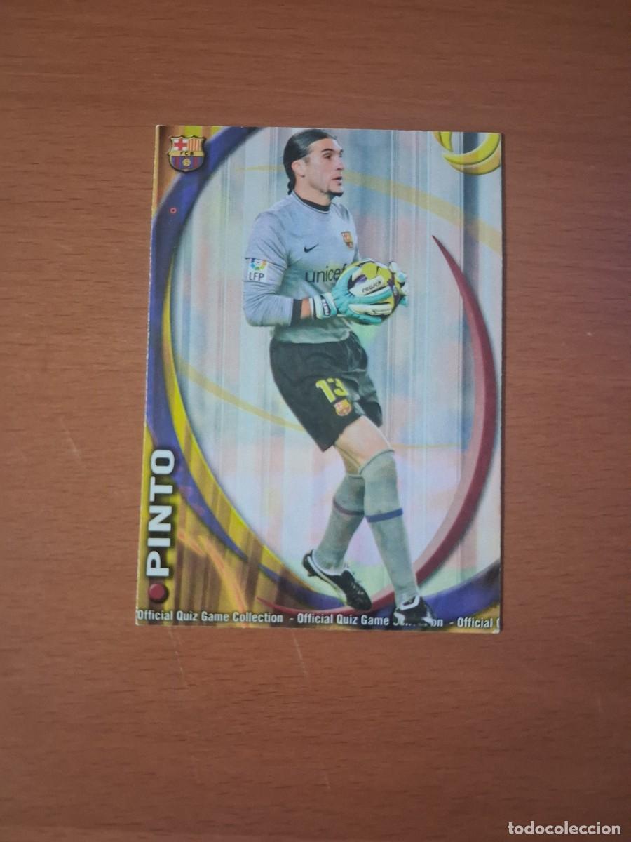 Football Stickers: Mundicromo Official Quiz Game Collection 2010 2011 FC Barcelona 5 Pinto