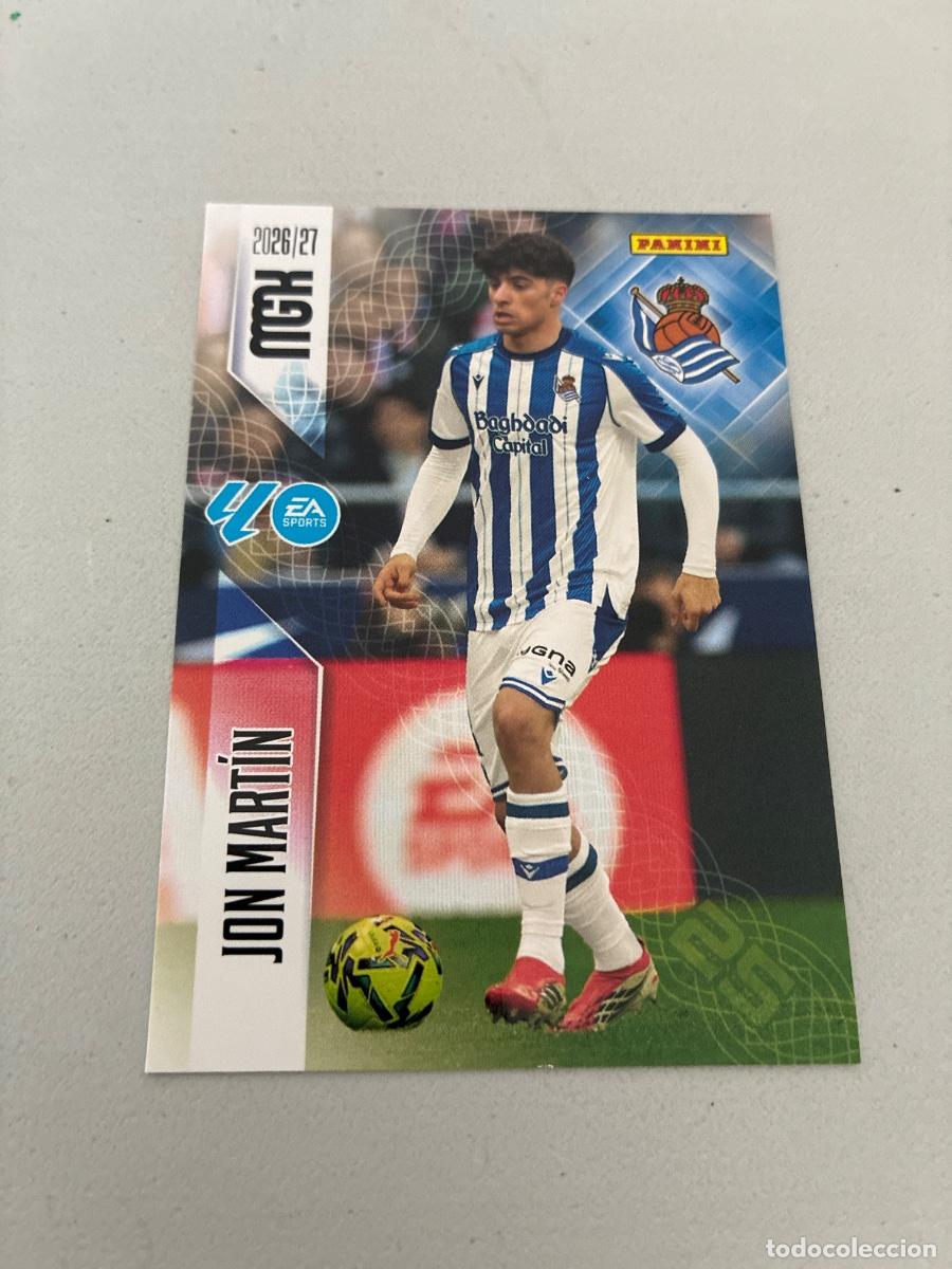 Football Stickers: 311 JON MART&Iacute;N REAL SOCIEDAD MEGACRACKS 2026 2027