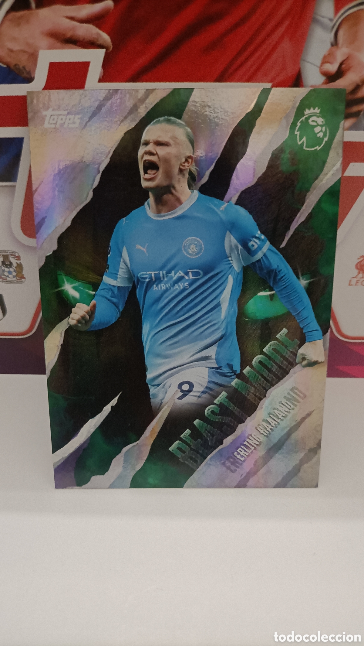 Cromos de Futebol: Haaland (Manchester City) Beast Mode Topps Premier League 26/27