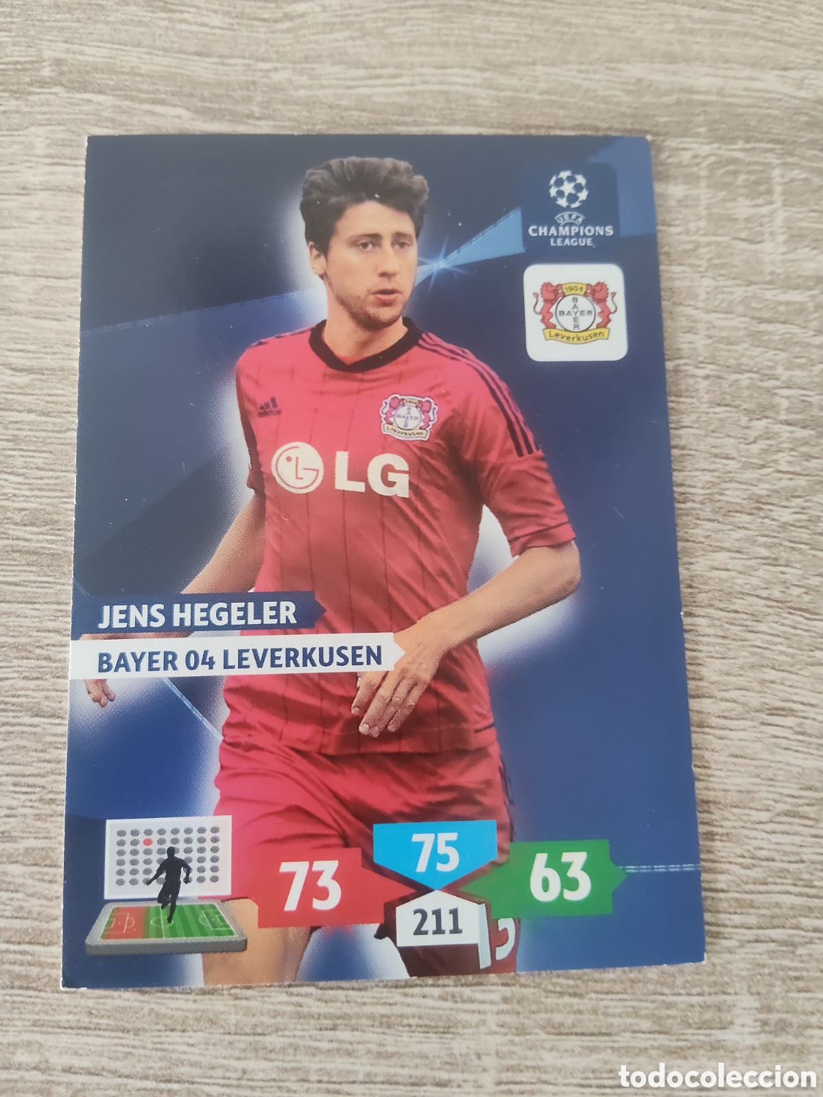 Cromos de Futebol: Panini Adrenalyn champions league 2013 2014 13 14 Jens Hegeler Bayer Leverkusen