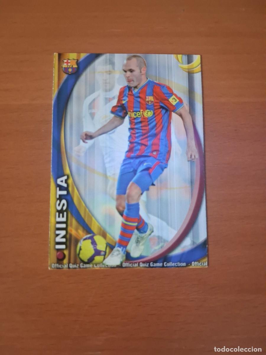 Cromos de Futebol: Mundicromo Official Quiz Game Collection 2010 2011 FC Barcelona 17 Iniesta