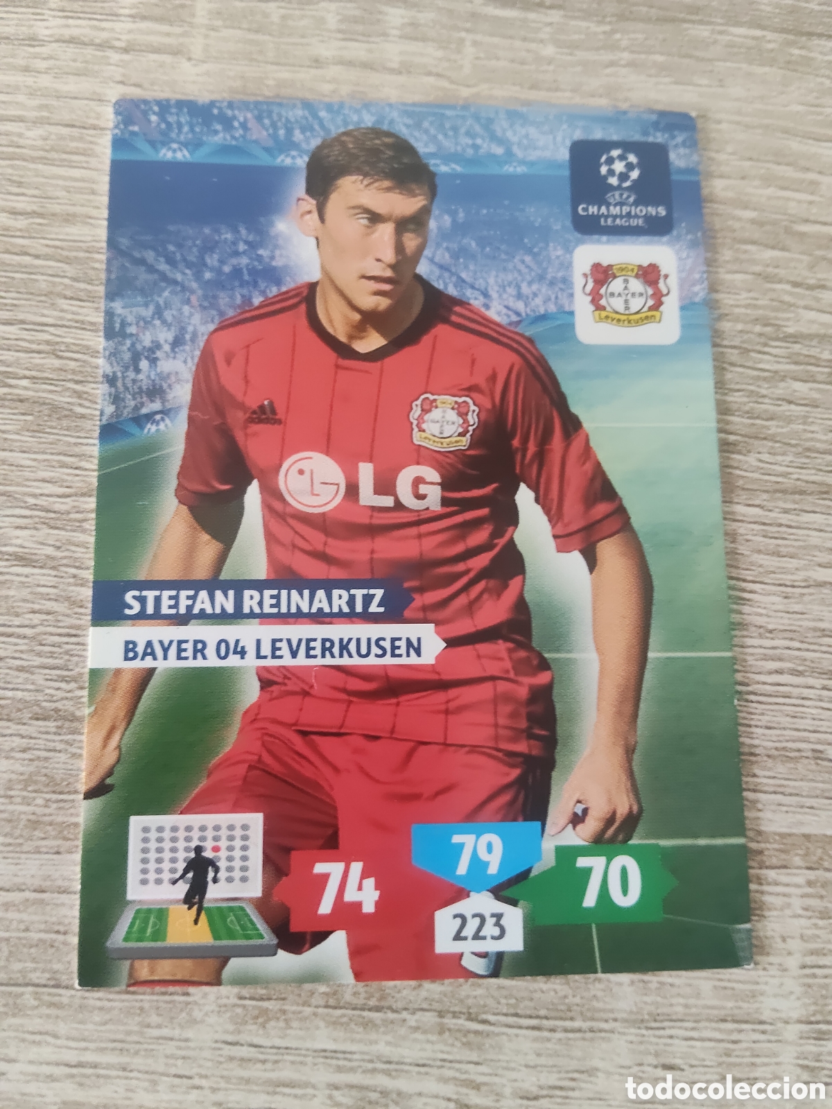 Fu&szlig;ball-Sticker: Panini Adrenalyn champions league 2013 2014 13 14 Stefan Reinartz Bayer Leverkusen