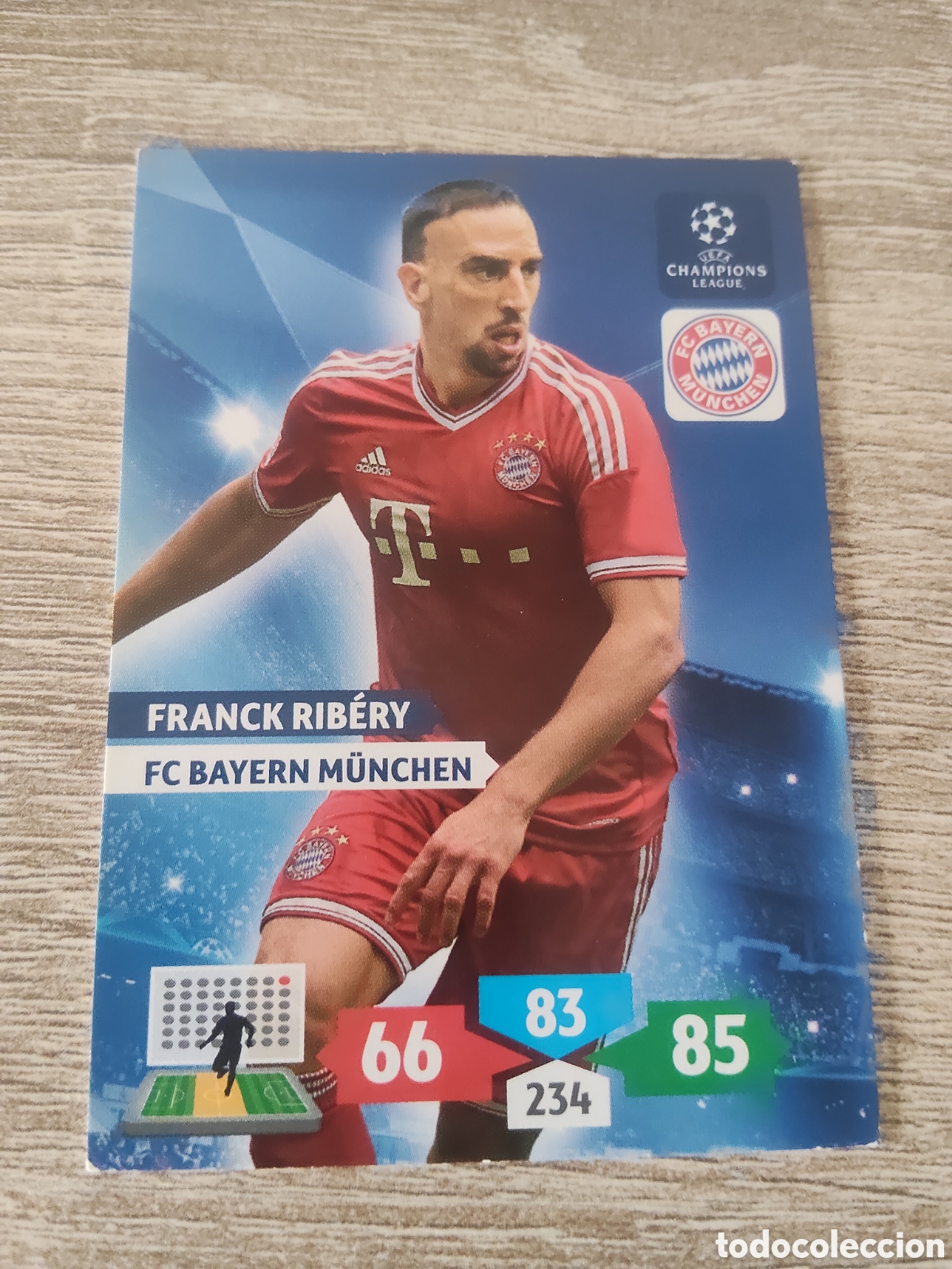 Fu&szlig;ball-Sticker: Panini Adrenalyn champions league 2013 2014 13 14 Franck Ribery Bayern de Munich