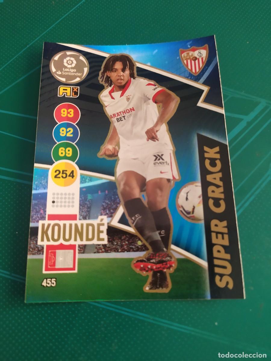 Fu&szlig;ball-Sticker: 1 CROMO FICHA PANINI ADRENALYN 20-21 2020-2021 SEVILLA C.F 455 KOUNDE ( SUPER CRACK