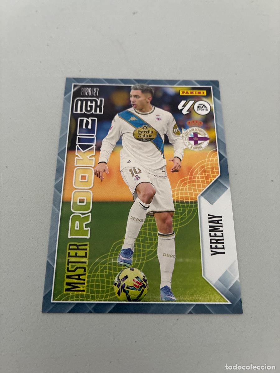 Fu&szlig;ball-Sticker: 423 YEREMAY M&Aacute;STER ROOKIE DEPORTIVO CORU&Ntilde;A MEGACRACKS 2026 2027
