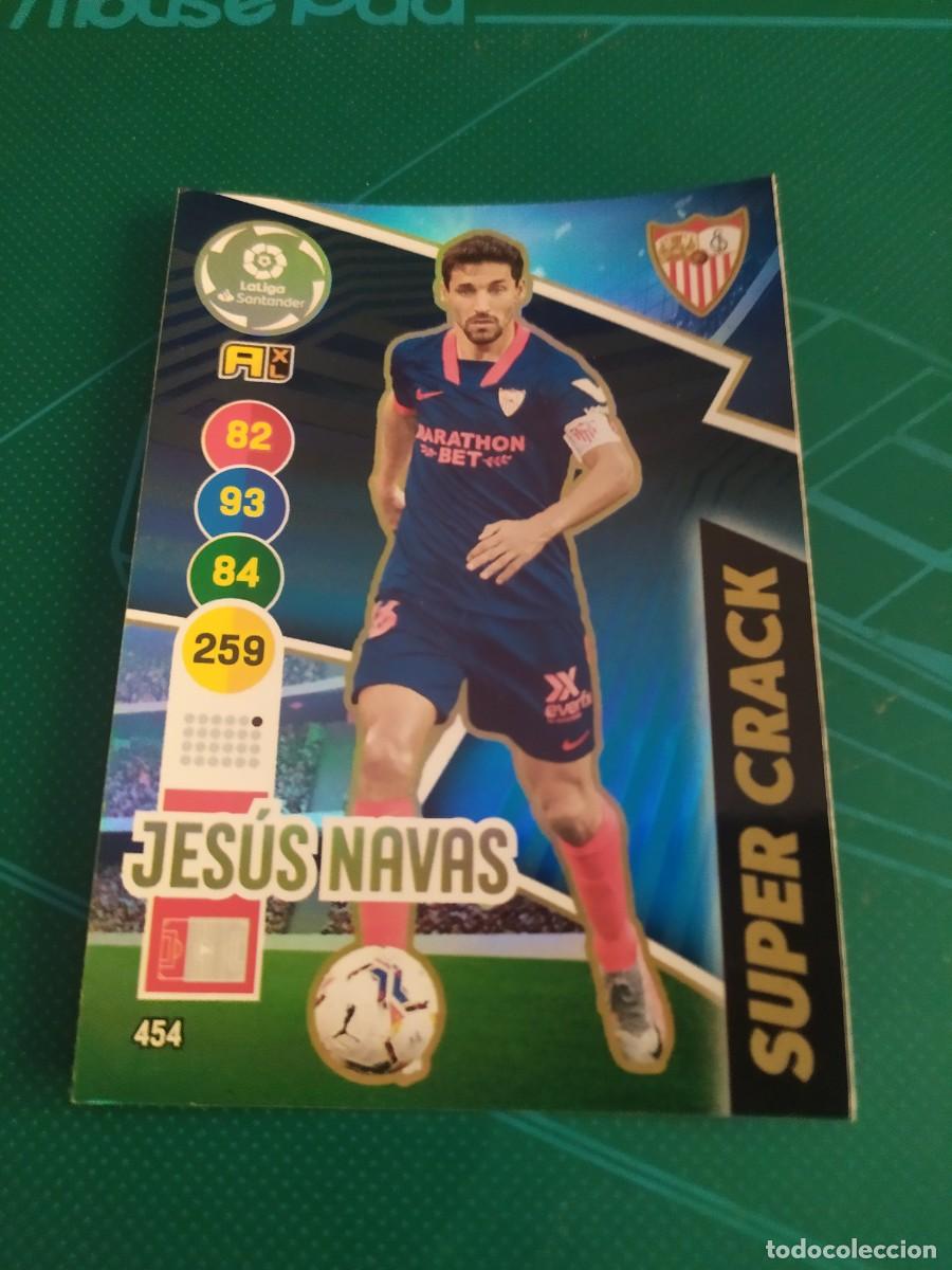 Fu&szlig;ball-Sticker: 1 CROMO FICHA PANINI ADRENALYN 20-21 2020-2021 SEVILLA C.F 454 JESUS NAVAS ( SUPER CRACK