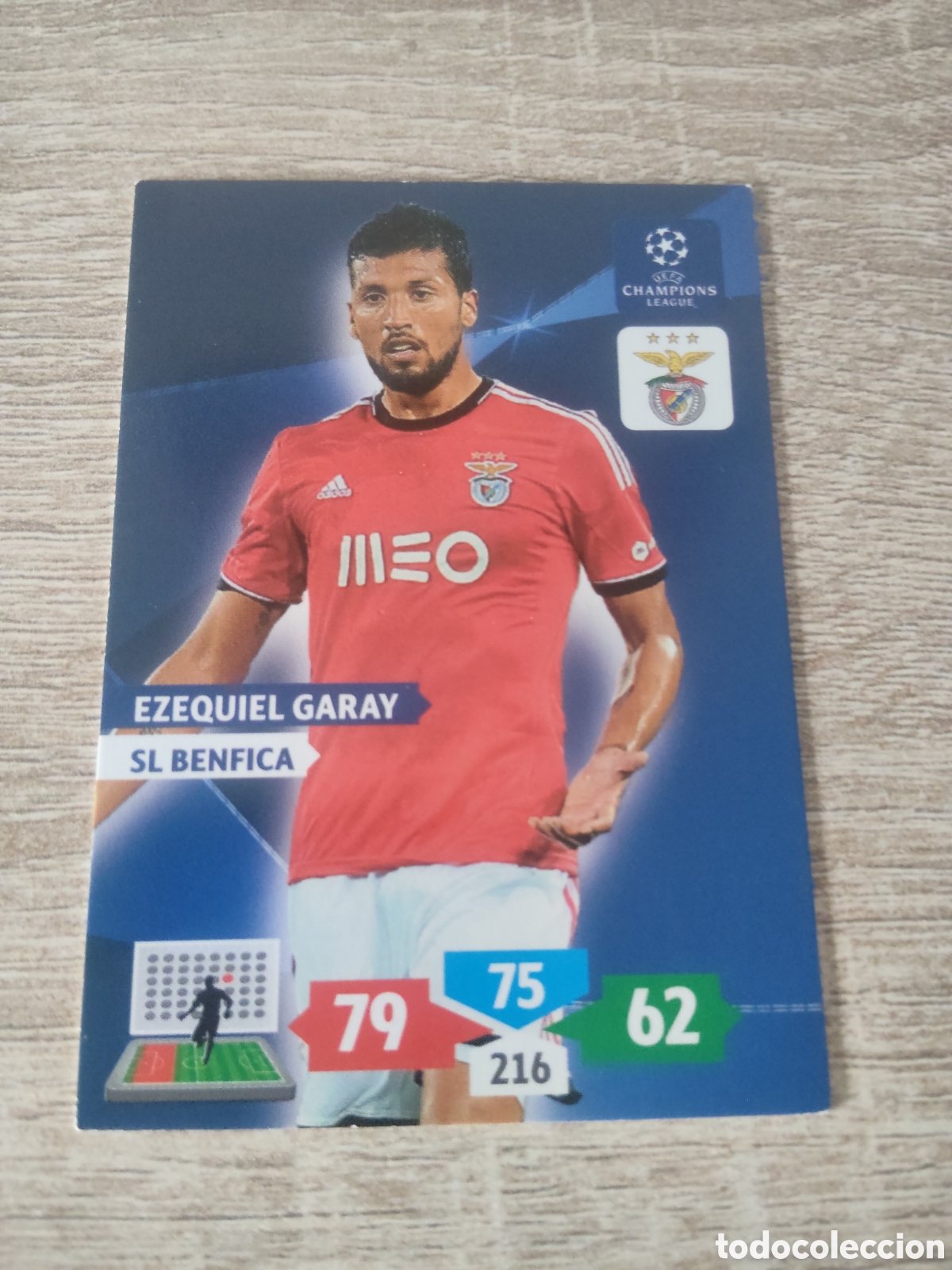 Cromos de Futebol: Panini Adrenalyn champions league 2013 2014 13 14 Ezequiel Garay Benfica