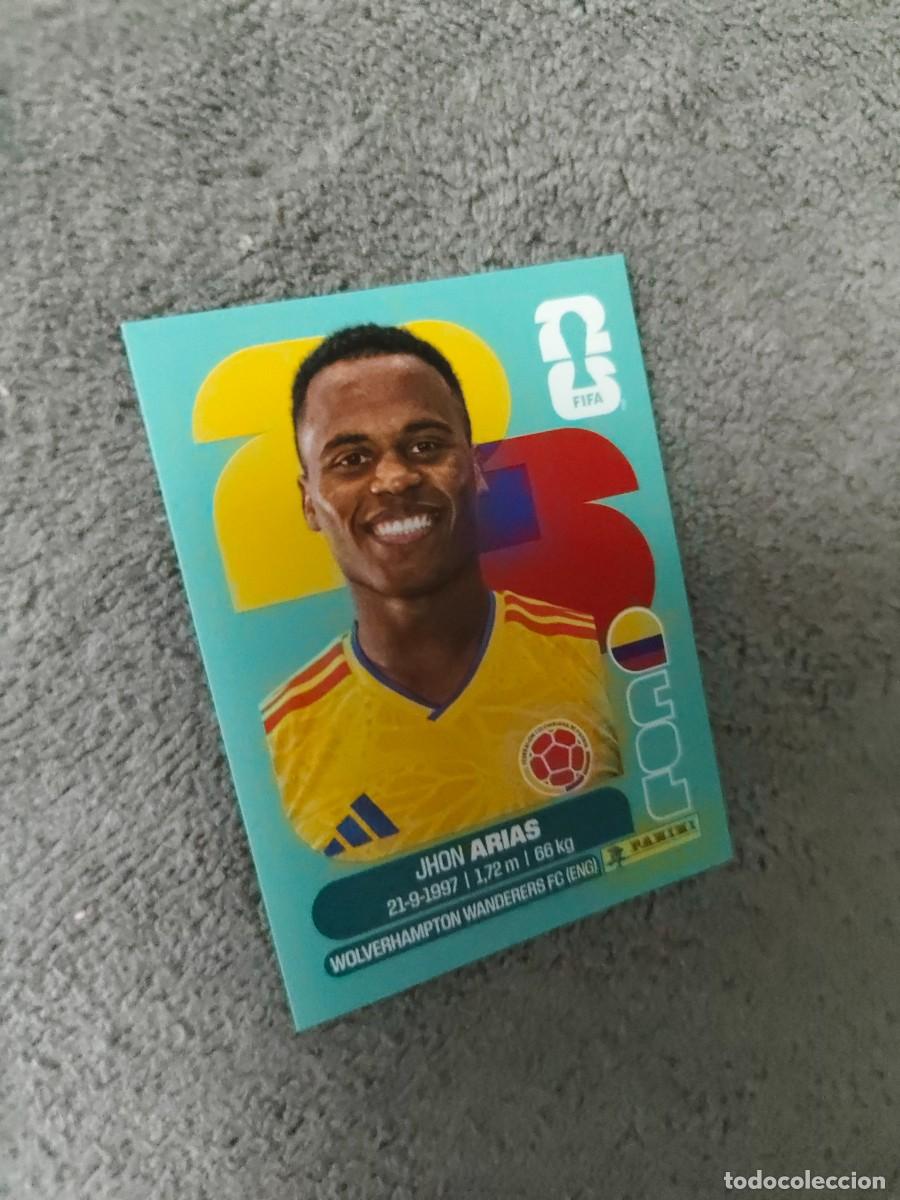 Cromos de Futebol: COL COL17 17 MUNDIAL 2026 PANINI JHON ARIAS COLOMBIA 26 WORLD CUP STICKER PANINI FIFA AAZ