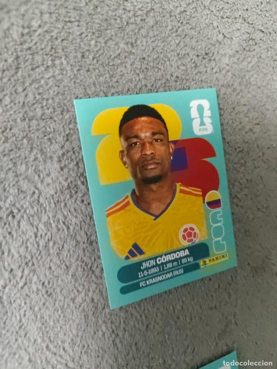 Cromos de Futebol: COL COL18 18 MUNDIAL 2026 PANINI JHON C&Oacute;RDOBA COLOMBIA 26 WORLD CUP STICKER PANINI FIFA AAZ