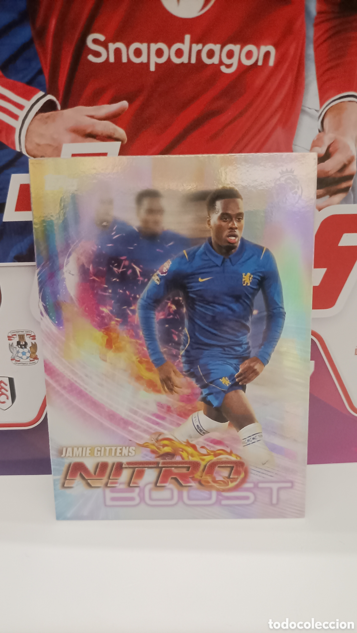 Cromos de Futebol: Jamie Gittens ( Chelsea) Nitro Boost Topps Premier League 26/27