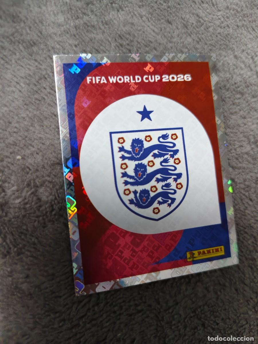 Cromos de Futebol: ENG 1 ENG1 MUNDIAL 2026 PANINI LOGO ESCUDO INGLATERRA 26 WORLD CUP STICKER PANINI FIFA AAZ