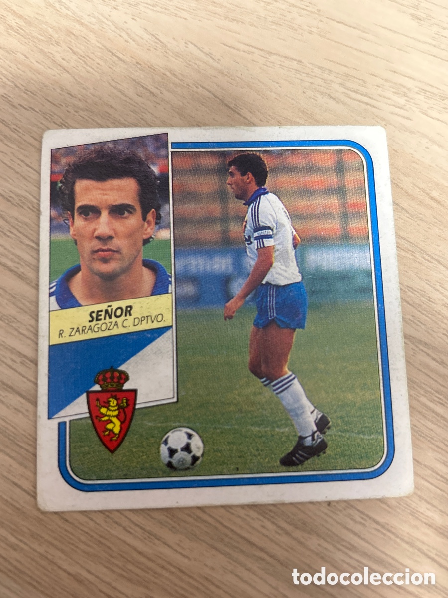 Cromos de Futebol: SE&Ntilde;OR REAL ZARAGOZA LIGA ESTE 1989 1990 89 90 SIN PEGAR NUNCA PEGADO